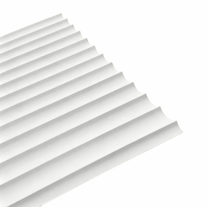 Tapered پروفائل وال بورڈ پیویسی فیبرک ختم